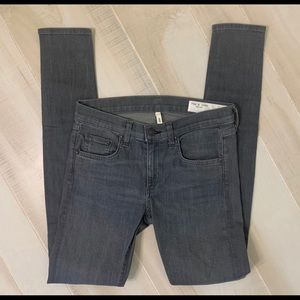 Rag & Bone Grey/Gray Skinny Jeans Size 27